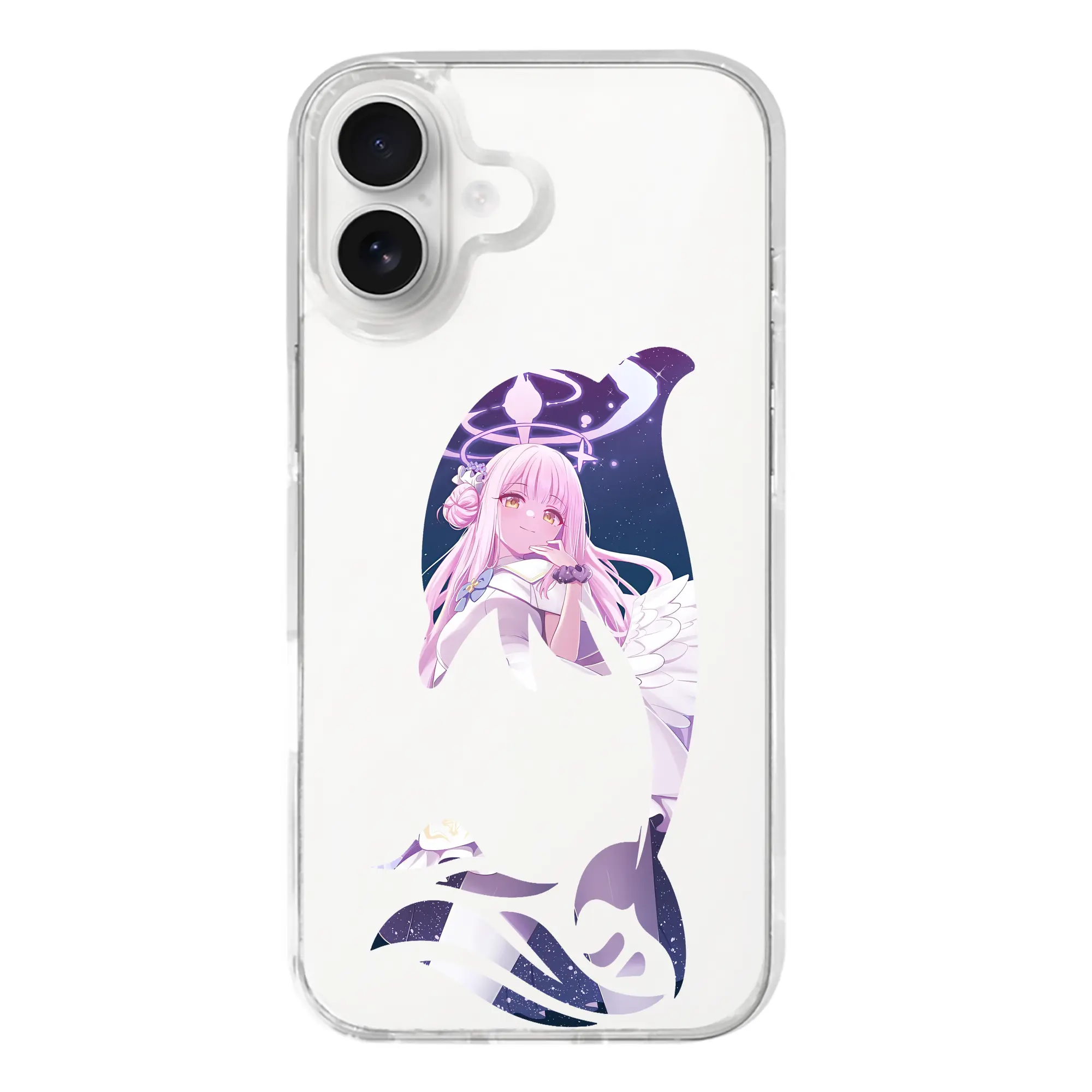 ブルーアーカイブ グッズ 聖園ミカ - iPhone 17シリーズ 透明スマホケース – 薄型・耐衝撃・精密フィット保護カバー